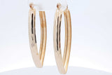 14k Yellow Gold Hoop Earrings 3.8 Grams Eb0526lcxde