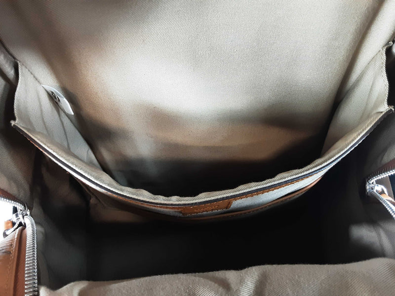 Mcm Monogram Stark Tricolor Monogram Visetos Coated Canvas Backpack Sd0925ocrde