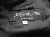 Yves Saint Laurent Ysl Pour Homme Black Leather Jacket Size It 56 Do0625pxzde