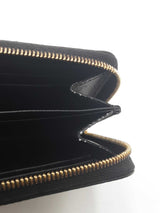 Louis Vuitton Black Epi Leather Love Lock Zippy Coin Purse Wallet Eb0626lcrdu