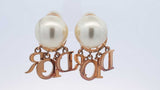 Christian Dior Tribales Faux Pearl Stud Earrings 10.3 Grams Eb0825pxzdu