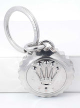 Rolex Triplock Crown Emblem Stainless Steel Keyring Fw0426izdu