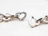 Tiffany & Co. Heart Links Necklace In Silver & 18k Gold 71g 16 Inch Fw0726orxdu