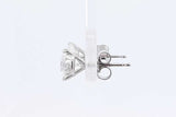 2.18ctw Lab Grown Diamond Stud Earrings In 14k White Gold 1.1 Grams Eb0723srxdu