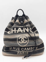 Chanel Deauville Drawstring Backpack Eb0726lixzde
