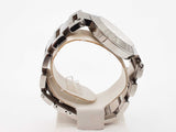 Versace 34mm Reve White Dial Stainless Steel Quartz Watch Do0926oxzde