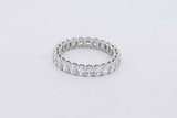 2.0cttw Lab Grown Diamond Eternity Band 14k White Gold 2.3g Size 7 Eb0826cxzsa