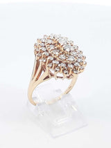 1.66 Cttw Diamond & 14k Yellow Gold Ring 8.6 Grams Size 8.25 Fw1224lxzxdu