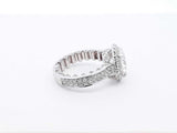 3.80 Cttw Lab-grown & Natural Diamond 14k Gold Ring 5.6 Gram Sz 4.5 Fw0625lowodu