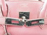 Hermes Birkin 30 Candy Pink Togo Palladium Hardware Handbag Do1124lpxzxde