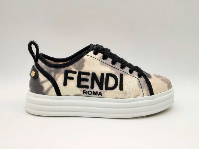 Fendi Rise Tie Dye Canvas Sneakers Size Eu 36 Us 6 Women's Fw1224lcrsa