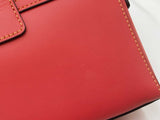 Dooney & Bourke Emerson Kyra Handbag In Geranium Red French Leather Fw0526wxdu