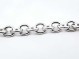 Tiffany & Co. 1837 Interlocking Circles 925 Bracelet 21 Grams 6 Inch Fw0426lrxdu