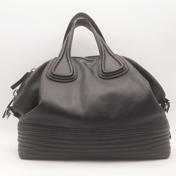 Givenchy Waxy Grained Calfskin Medium Nightingale Black Hand Bag Sd0125wzxsa