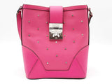 Mcm Studded Pink Leather Bucket Bag Sd0726crdu