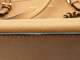 Michael Kors Jet Set Travel Tote In Brown Saffiano Leather Fw1125lrdu