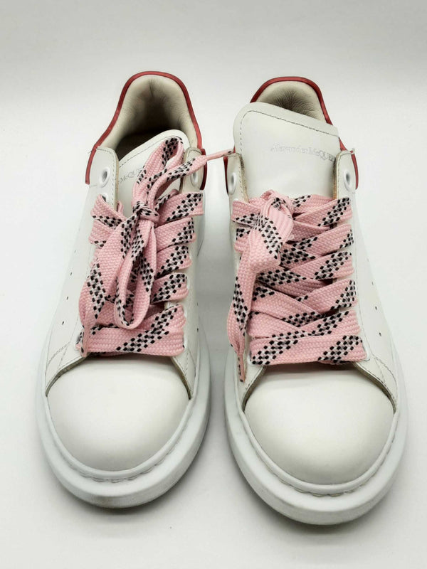 Alexander Mcqueen 621056 Oversized White Pink Leather Shoes Size Eu38 Do0324ixde