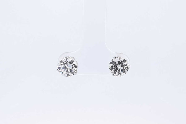 1.03ctw Diamond Stud Earrings In 14k White Gold 1 Gram Eb0225wxxzsa