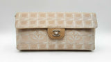 Chanel Travel Line East West Beige & White Flap Shoulder Bag Fw1224crxdu