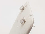 1.12 Cttw Lab Grown Diamonds 14k White Gold 0.8g Stud Earrings Do0726orxde