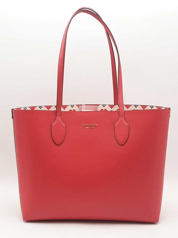 Kate Spade Bleaker Stencil Heart Red Handbag Aa1025wzsa