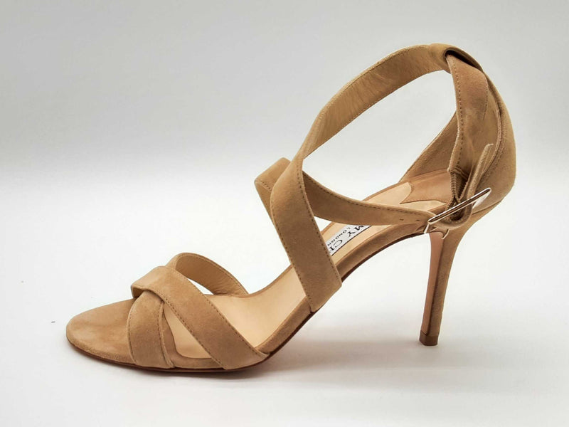 Jimmy Choo Nude Beige Louise Crisscross Heels Size Us 8 Lhlxzde 144020008603