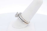 1.93cttw Diamond Wedding Set In 14k White Gold 5.1 Grams Size 8 Eb0825exzde