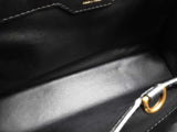 Louis Vuitton Capucine Black Tweed Patent Leather Handbag Do0625ooxzde