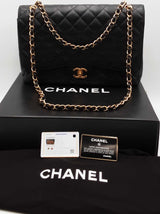 Chanel Double Flap Black Quilted Caviar Shoulder Bag Eb0726orxzsa