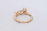 1.09cttw Lab Grown Diamond Ring In 14k Yellow Gold 4 Grams Size 7 Eb0826exzsa