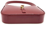 Yves Saint Laurent Le 5 A 7 Mini Burgundy Patent Leather Bag Eb0426irxde