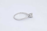 0.48cttw Diamond 14k White Gold Ring 2.5 Grams Size 7.5 Eb0526pwrdu