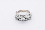1.8cttw Diamond Ring In 14k White Gold 7.5 Grams Size 7.75 Eb0925loxzsa