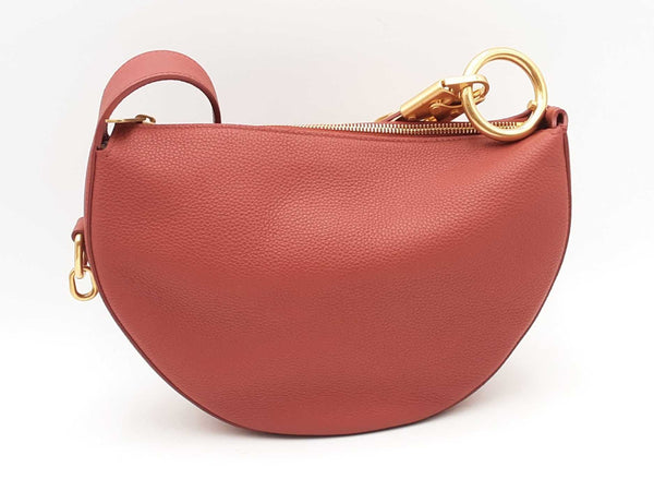 Burberry Red Calf Leather Knight Arc Bag Sd0825wzxsa