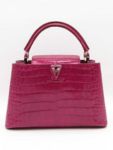 Louis Vuitton Cappucine Fuchsia Crocodile Leather Top Handle Bag Eb0626rxxzde