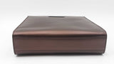 Gucci Tom Ford Metallic Leather Convertible Top Handle Clutch Sd0626lzxdu