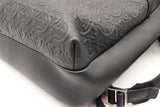 Salvatore Ferragamo Embossed Gancini Black Leather Backpack Eb1225irxsa