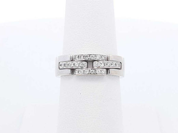 0.24 Cttw Diamond & 14k White Gold Ring 6.9 Grams Size 7 Fw0125lrxdu