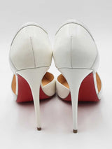 Christian Louboutin White Leather Pumps Size 37 Eb0225lxzdu