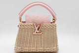 Louis Vuitton Mini Capucines Rattan Top Handle Bag Eb0926oexzsa
