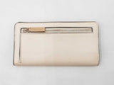 Kate Spade Madison Large Slim Wallet In Meringue Saffiano Leather Fw0625lxdu