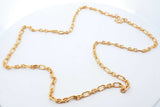 24k Yellow Gold Link Chain Necklace 57.3 Grams 25.5 Inch Eb0526cxxzde