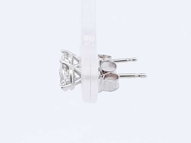 .58 Cttw Diamond & 14k White Gold Stud Earrings  0.7 Grams Fw0225wordu