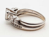 1.65 Cttw Diamonds 10k White Gold 5.2g Ring Size 5.25 Do0124llxzde