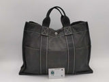 Hermes Canvas Fourre Tout Mm Canvas Tote Bag Black Aa1026lzxsa