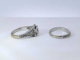 Neil Lane 1.57 Cttw Diamond & 14k Gold Bridal Set 8.5 Grams Size 6.5 Fw0925ezxdu