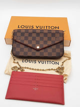 Louis Vuitton Damier Ebene Felicie Pochette Eb0826ixzde