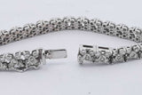 1.7cttw Diamond Tennis Bracelet In 14k White Gold 12.1 Grams 7 Inch Eb0526sorsa