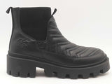 Gucci 643958 Dh7d0 1000 Black Boots Size 38 Aa1225ozxsa