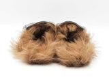 Gucci Princetown Crystal Bow Mules In Leather & Shearling Size 9 Fw0926lzxdu